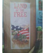 Stapco Counted Cross Stitch Kit &quot;Land Of The Free&quot; #2344 (9&quot;x22&quot;) ~ Sealed - $322.67 MXN
