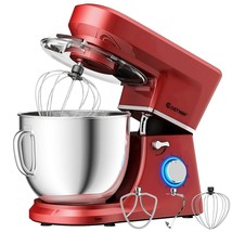 7.5 Qt Tilt-Head Stand Mixer with Dough Hook-Red - Color: Red - $153.61