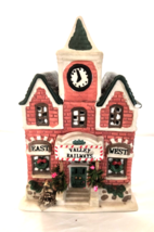 Christmas Valley Collectibles Lighted Victorian Valley Railways Station Vintage - £9.17 GBP