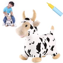 Bouncy Cow Farm Animal Hopper Toys For 2 Year Old Boy Birthday Gifts, Ride On To - £42.65 GBP