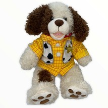 Build a Bear Woody Sheriff Shirt on Brown/White Puppy Dog Plush 17&quot; - $19.20