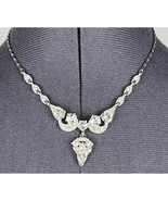 Vintage Bogoff Clear Rhinestone Crystal Choker Necklace - $830.38 MXN