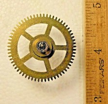 Old Mauthe Clock Movement Time Side 4th Wheel (See Pics to ID Movement) (K7058) - £14.15 GBP