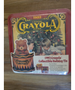 Collectible Crayola Crayons 1992 Holiday Tin Unopened - £27.97 GBP