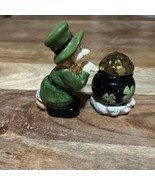 Appletree Design Leprechaun &amp; Pot Of Gold Salt &amp; Pepper Shaker -missing ... - $11.30