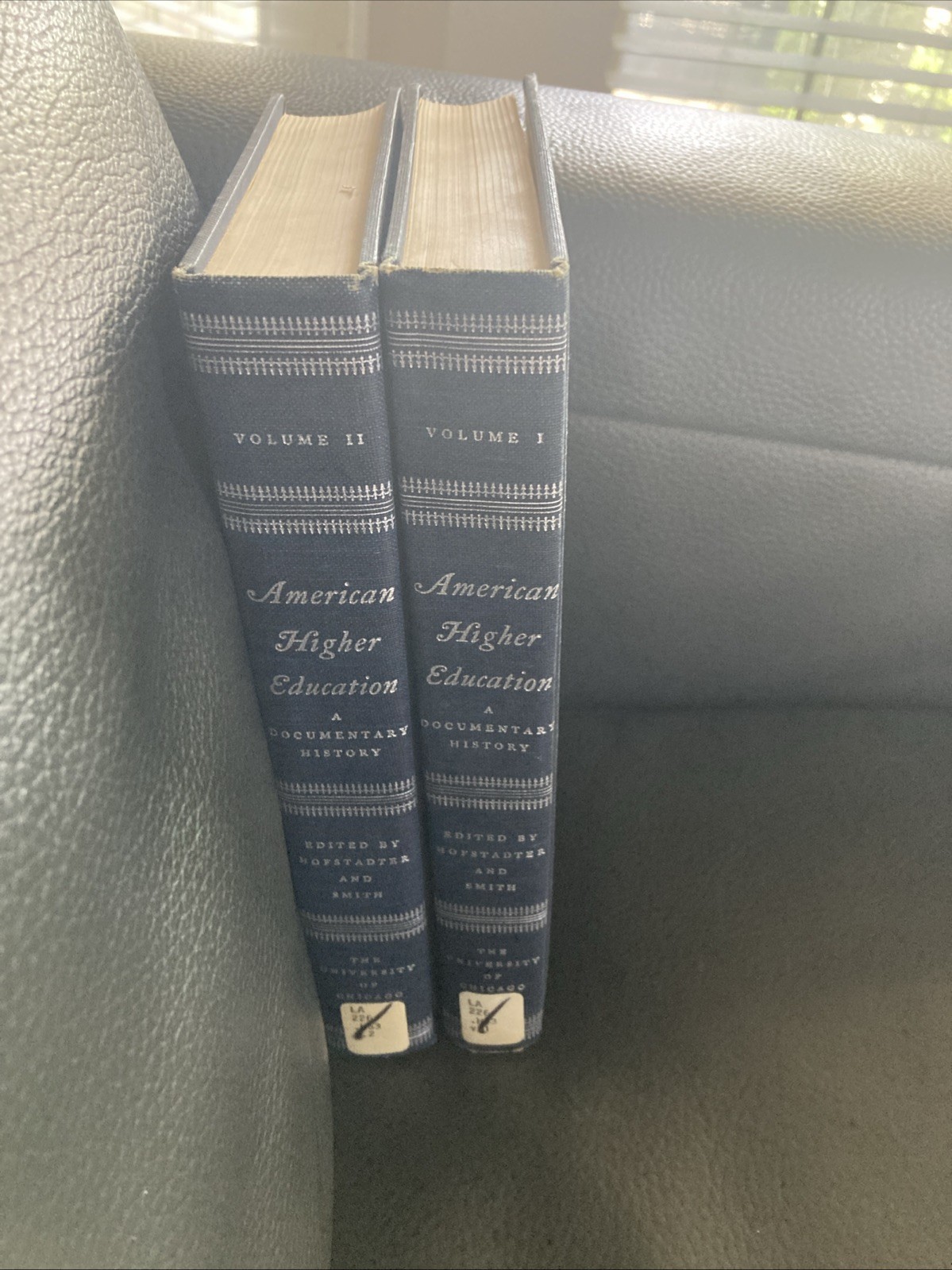 A DOCUMENTARY HISTORY OF AMERICAN HIGHER EDUCATION By Richard Hofstadter... - $40.00