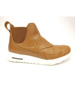 Nike Air Max Thea Women&#39;s 8 Sneaker Boots Chelsea Mid Leather Brown City... - £55.32 GBP