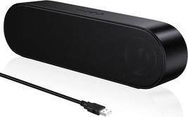 Dual 5W Single USB Computer Speakers, PC Speakers for Desktop, Laptop Speakers - £15.55 GBP