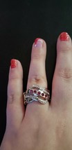 Paparazzi Ring (One Size Fits Most) (New) Flirting With Sparkle Pink Ring - $7.61