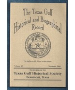 November 2004-TGHBR Magazine-Vol. 40-Galveston Hurricane of 1900, Book R... - $192.95 MXN