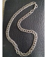 Vintage Stainless Cage Chain 18&quot; - £18.58 GBP