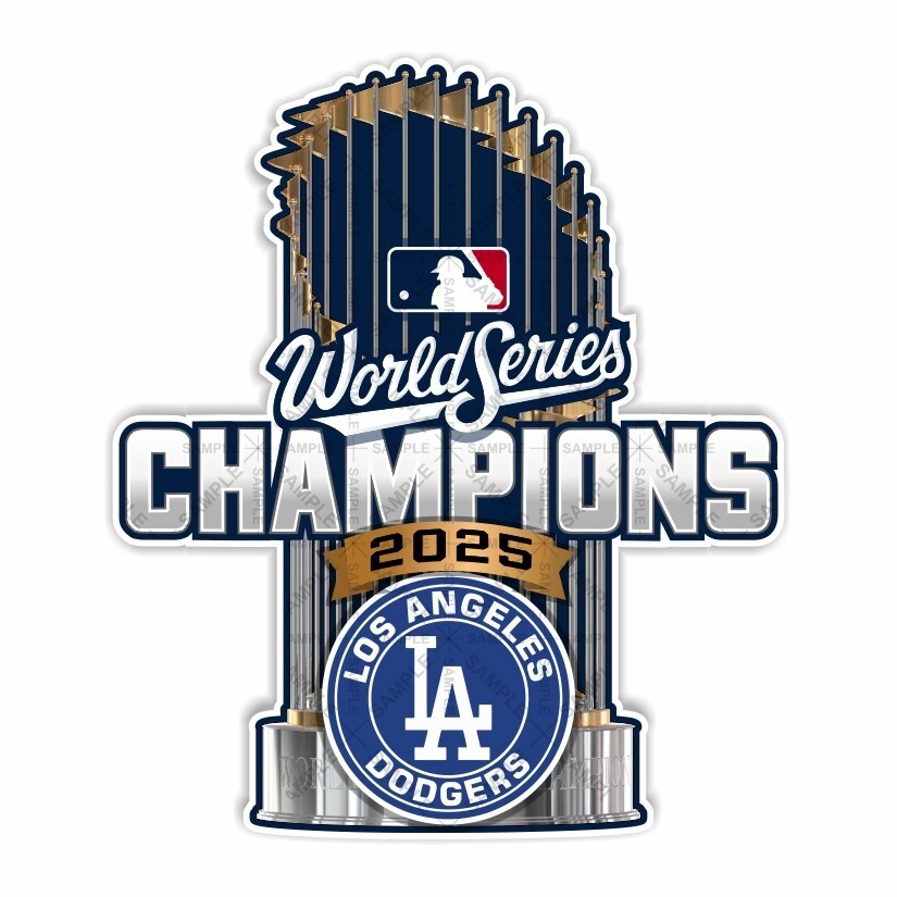 Los Angeles Dodgers 2025 Champions Precision Cut Decal - $3.46+