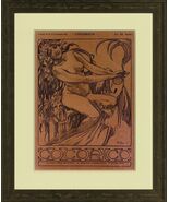 Rare Original 1900 Litho Print Cocorico&#39;s  No. 42 Brown Cover , Alfons M... - $855.54