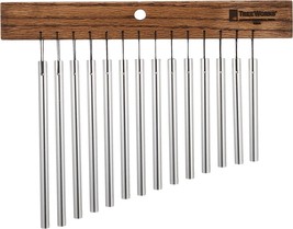TreeWorks Chimes TRE417 Made in USA Small Single Row Bar Chime, 14-Bar Wind - £58.57 GBP