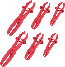 Yarlung 6 Pack 3 Size Plastic Hose Clamp Pliers, Line Clamps Pinch Plier... - £11.84 GBP