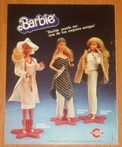 BARBIE Original Spain Vintage Advert 1981 Ad Publicidad Advertising Doll - $9.49