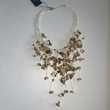 House of Harlow 1960 gold tone necklace 16 + 3 inch extend NEW - $88.11