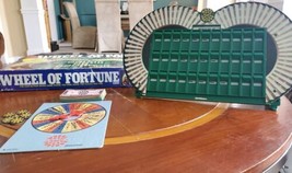 Vintage 1980&#39;s Wheel of Fortune Board Game Pressman SET - £23.19 GBP