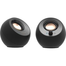Creative Pebble V3 2.0 Bluetooth Speaker System - 8 W RMS - Black - $58.99
