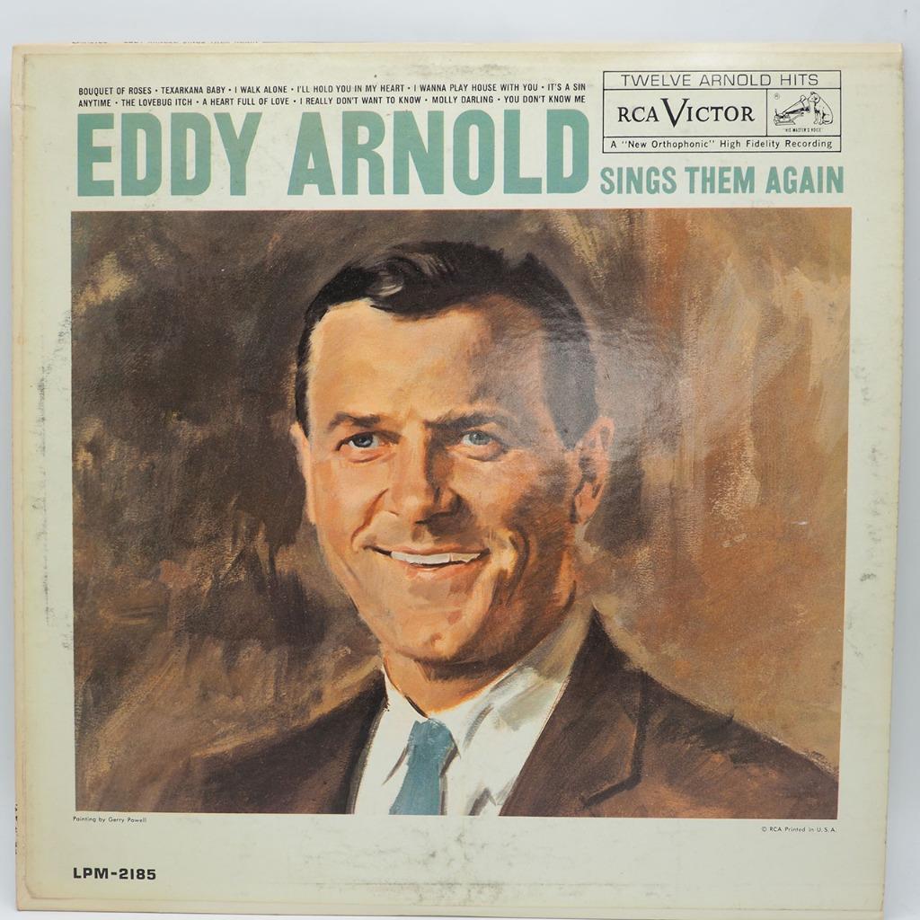 Primary image for Vintage Eddy Arnold Sings Them Again Album Registrazione Vinile LP