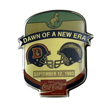 Denver Broncos San Diego Chargers 1993 Coca-Cola Dawn of a New Era #7 Lapel Pin - £6.40 GBP