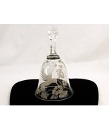 Avon 24% Lead Crystal Bell, Hummingbird &amp; Flowers, Vintage, No Clapper, ... - $13.27 CAD