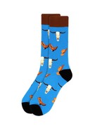 Men&#39;s Old West Western Cowboy Rodeo Crew Sock - Blue Brown - $243.42 MXN