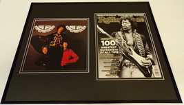 Jimi Hendrix Framed 16x20 Rolling Stone Cover &amp; Are You Experienced Phot... - $79.19