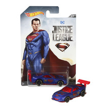 Year 2017 Hot Wheels DC Justice League 1:64 Die Cast Car POWER PRO Superman 1/7 - £15.97 GBP