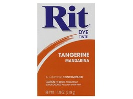 TANGERINE #40 mandarina RIT Fabric DYE Powder Concentrate - $18.43