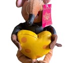 Nanco The Muppet Show Rizzo The Rat Biker Heart Cheese Plush VTG Toy WIT... - £37.36 GBP