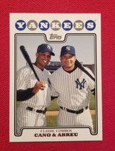 2008 Topps LIMITED EDITION Robinson Cano Bobby Abreu #21 Classic Combos Team Set - £1.56 GBP