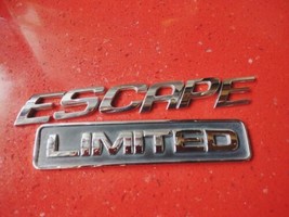 Used 2001-2007 Ford Escape Limited Rear Gate Chrome Emblem Badge Logo  (2004) - £10.61 GBP