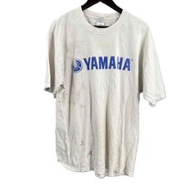 Yamaha Bass Fishing Gray Graphic Chris Cove Art Vintage Shirt XL - $18.30