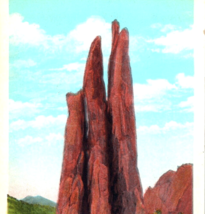 Garden Of The Gods The Three Graces Postcard Vintage Colorado Springs CO - $15.95