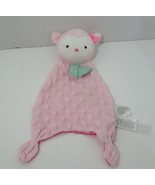Carters Child Of Mine Owl pink Minky Dot Security Blanket Pacifier Holde... - £11.79 GBP