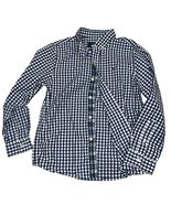 Vineyard Vines Whale Shirt Blue &amp; White Check Boys Size 7 - $26.75 CAD