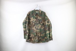 Vtg 70s Vietnam Era Mens S USMC Stencil Camouflage Rip Stop Poplin Class 2 Coat - $128.65