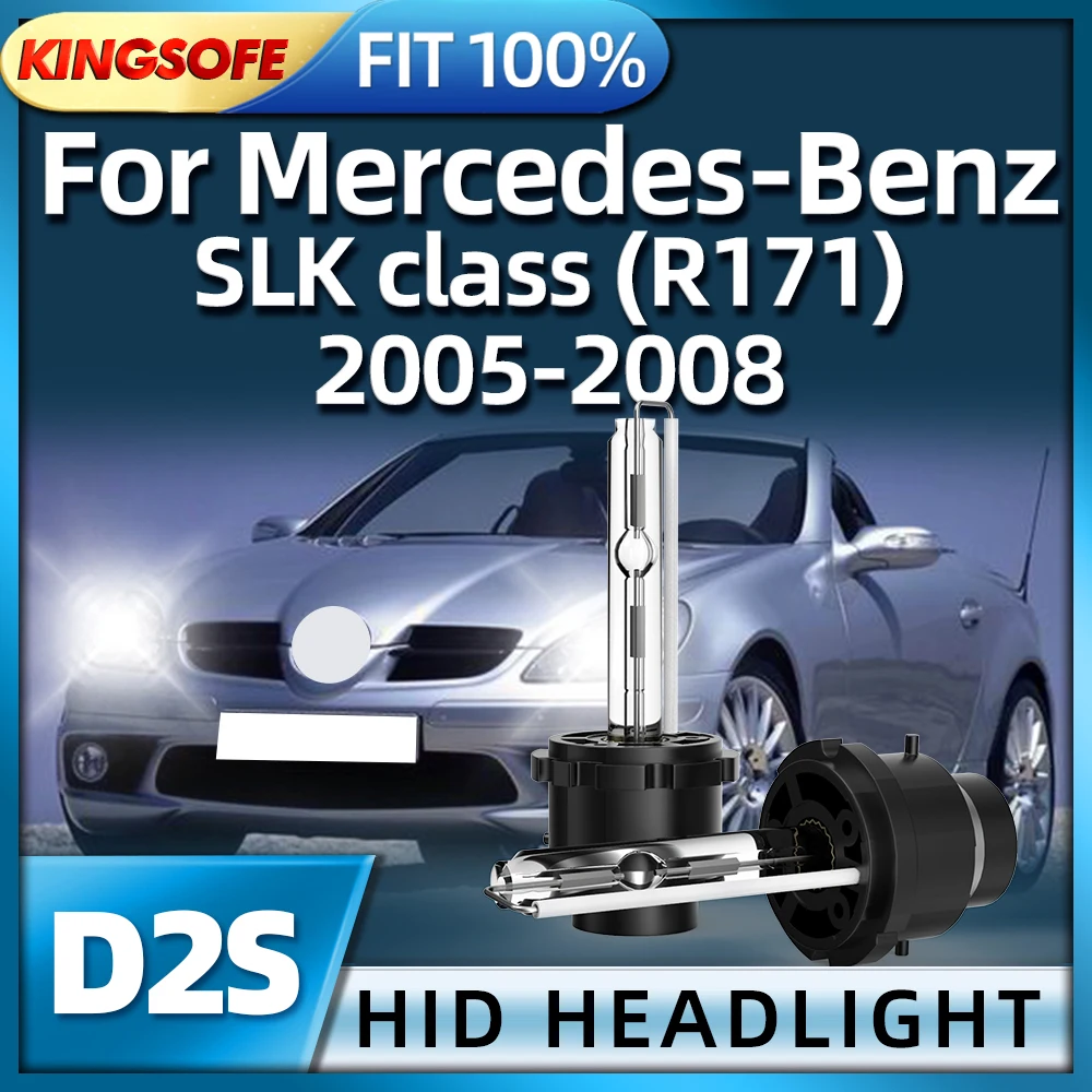 Kingsofe 35W Hid Car D2S Bulb Xenon Lamp Headlight Replacement 6000K For - £28.62 GBP
