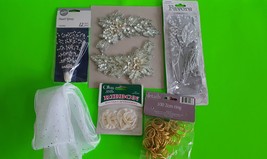 Wilton Pearl Spray 2 cm rings Sequin,Ribbon, Wedding Decor Hair Cake Dress Veil - £10.38 GBP