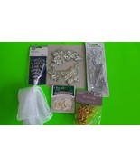 Wilton Pearl Spray 2 cm rings Sequin,Ribbon, Wedding Decor Hair Cake Dre... - $247.32 MXN