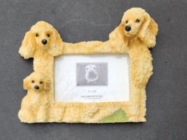 Dog Poodle Doodle Figurine Photo Frame Fits 4×6 Pic Dog Lover Home Décor - £17.51 GBP