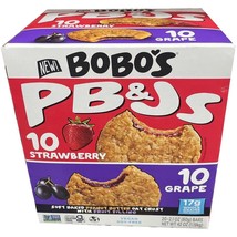 (20 Count) Bobo&#39;s Oat Bites Variety Pack PB&amp;J  Strawberry/ Grape 2.10 Oz... - $24.50
