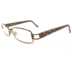 Cazal Eyeglasses Frames MOD.493 COL.625 Brown Rectangular Crystals 52-16... - £109.55 GBP