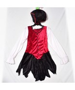 First Mate Girls Pirate Costume Size Medium Large With Hat Halloween Dre... - $225.05 MXN