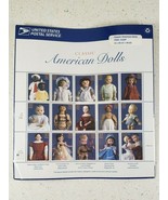Classic American Dolls Sheet of 15 stamps Item #4428P NWT Sealed - $25.51 CAD