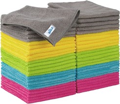  Microfiber Cleaning Cloth All Purpose Cleaning Towels Pack of 50 Size 11 - £41.02 GBP