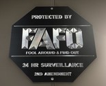 Engraved CLEAN VERSION Surveillance FAFO F Fool Around And Find Out Meta... - £25.07 GBP