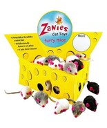 Zanies Fur Mice Cheese Wedge Cat Toy Display 60 Pieces - €85,56 EUR