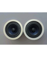 2 Polk RC60i In-Ceiling 6.5&quot;  2-way 20w RMS White Speakers NO Grilles 8&quot;... - $71.32 CAD